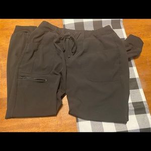 Heart and soul Black scrub joggers